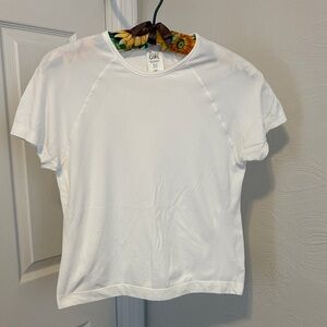 Athleta Girl White Short Sleeve Tee
